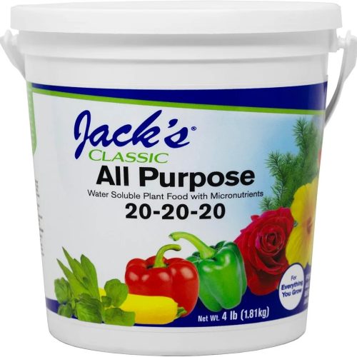Jack’s Classic 20-20-20 All Purpose Water-Soluble Plant Food with Micronutrients 4lbs