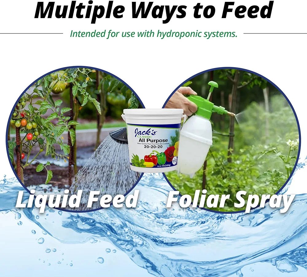 Jack's Classic 20-20-20 All Purpose Water-Soluble Plant Food with Micronutrients 4lbs - Image 6