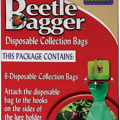 Bonide Beetle Bagger Japanese Beetle Trap Bag Refill Includes 6 Disposable Collection Bags