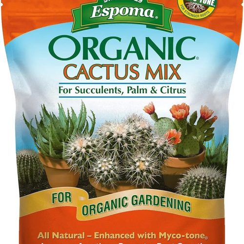 Espoma Oragnic Cactus Potting Soil for Succulents, Palm & Citrus 4 qt