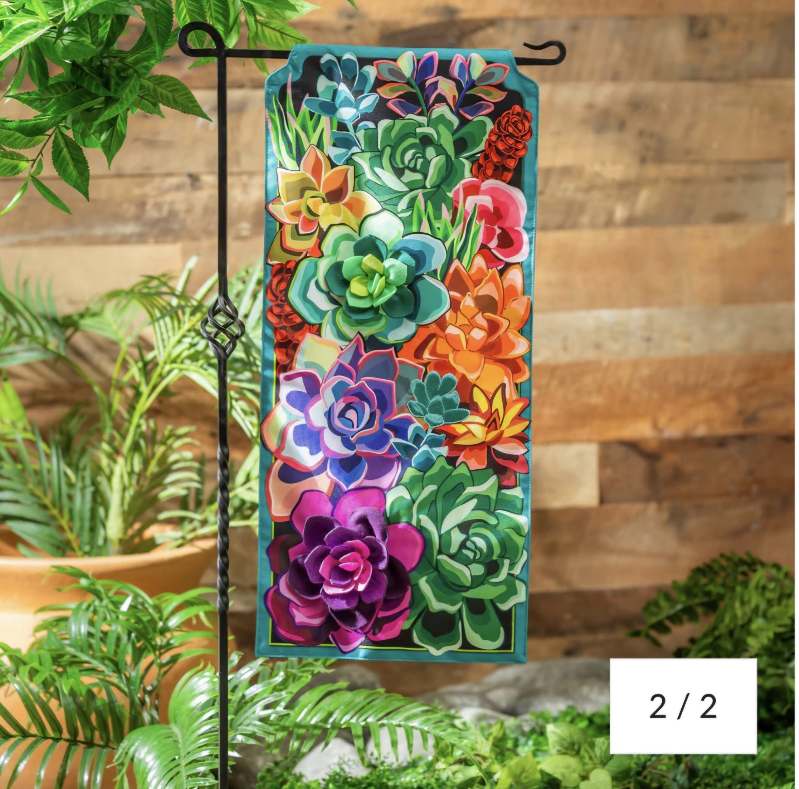 Summer Succulent Everlasting Impressions Textile Decor (Extra-Long) - Image 2