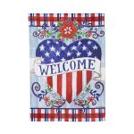 Welcome Heart Everlasting Impressions Textile Decor
