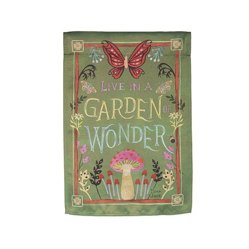 Garden Flag Garden Of Wonder Suede