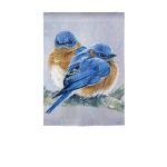 Bluebird Couple Everlasting Impressions Textile Decor