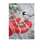 Garden Flag Winter Encounter