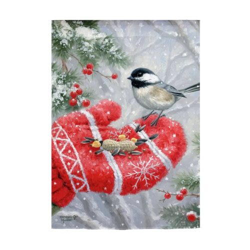 Garden Flag Winter Encounter