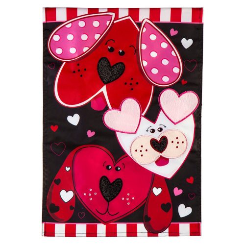 Garden Flag Puppy Love