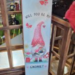 Art Pole Valentines Gnomes 13″ Mini