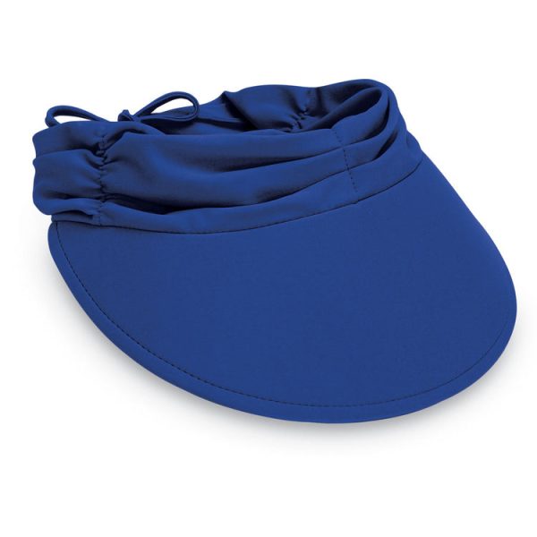 Wallaroo Hat Aqua Visor Royal Blue