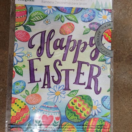 Garden Flag Happy Easter Egg