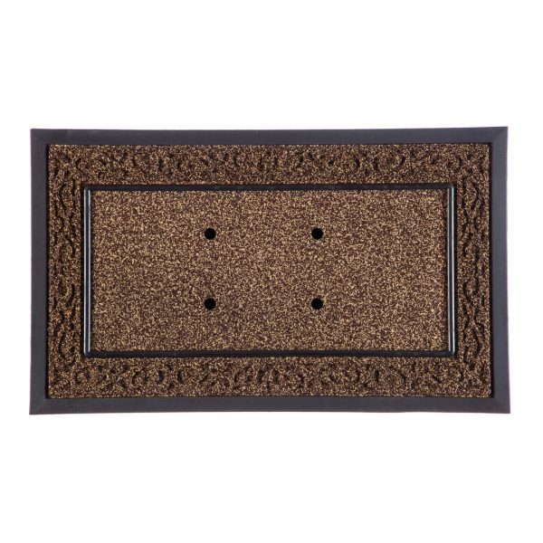 Switch Mat Tray Brown Solid Scroll