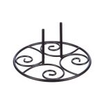 Garden Flag Stand Base Elegant Swirl
