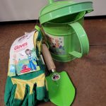 Little Pals Watering Can Kit Green Gardening Set