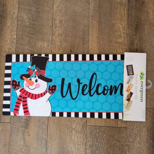 Switch Mat Patterned Snowman Sassafras