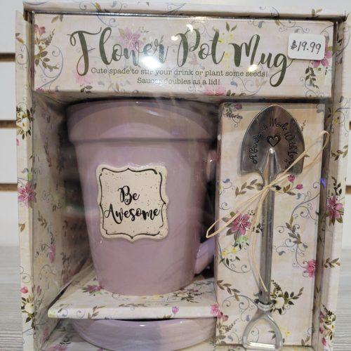 Flower Pot Mug Be Awesome