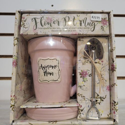 Flower Pot Mug Awesome Mom