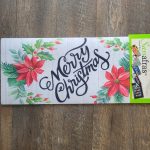 Switch Mat Merry Christmas Poinsettias