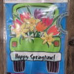 Garden Flag Springtime Truck Happy Springtime