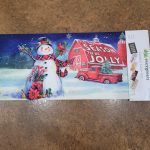 Switch Mat Christmas Barn Snowman