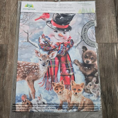 Garden Flag Forest Friends Suede