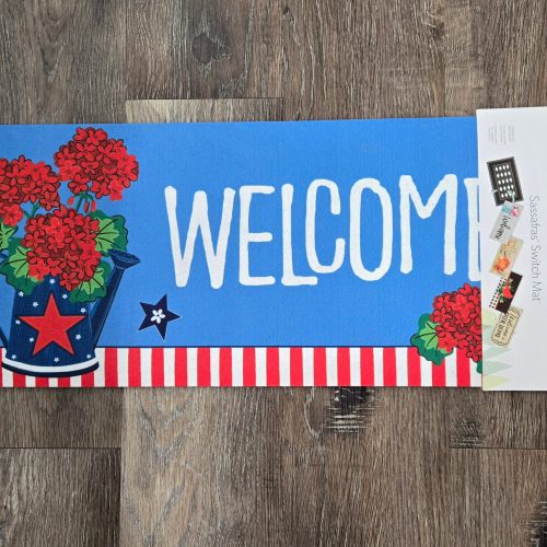 Switch Mat Patriotic Geraniums