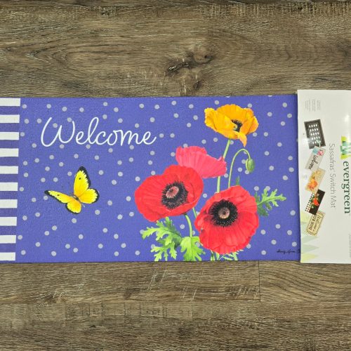 Switch Mat Poppy Welcome