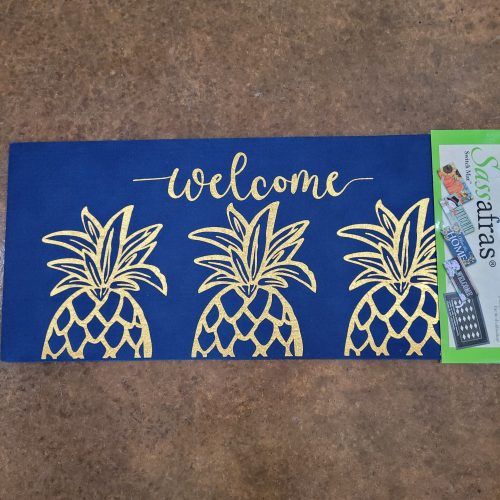 Switch Mat Gold Pineapple Welcome
