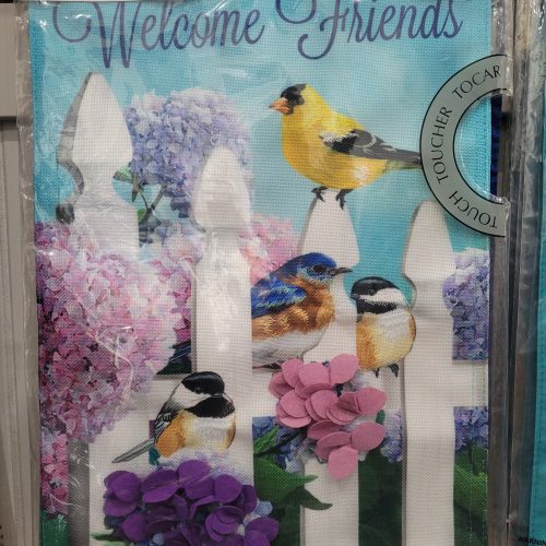 Garden Flag Hydrangea Gathering