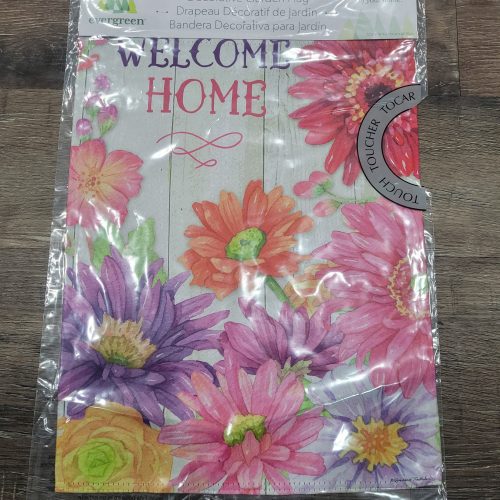 Garden Flag Welcome Home Spring Suede