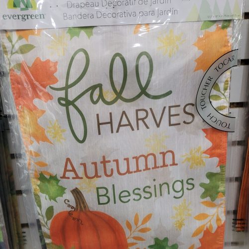 Garden Flag Gather Fall Leaves