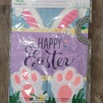 Garden Flag Happy Easter Bunny