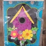 Garden Flag Daisy Birdhouse