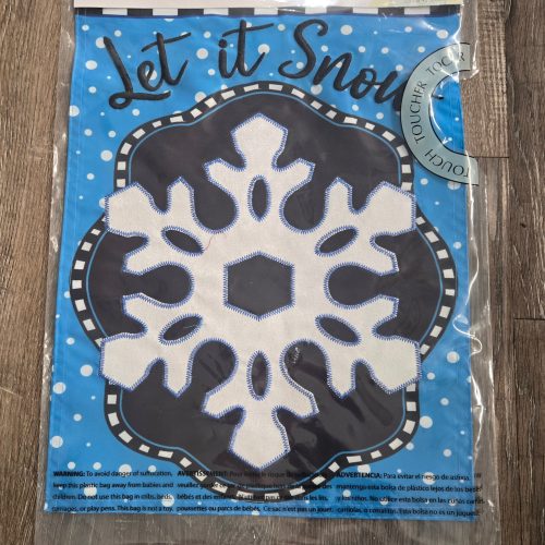 Garden Flag Patterned Snowflake