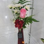 True Love Vase W Rose/Carnation
