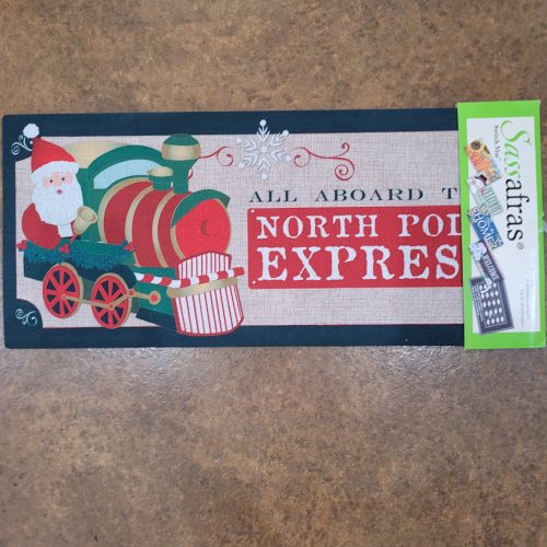 Switch Mat North Pole Express Burlap