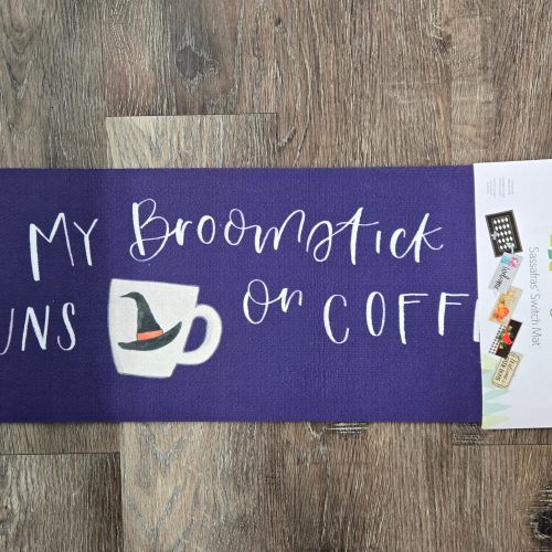 Switch Mat Spooky Season My Broomstick Runs on Coffee