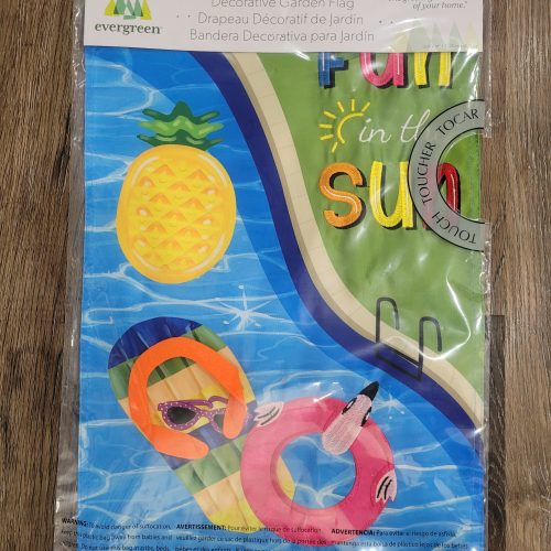 Garden Flag Fun In The Sun Pool Day