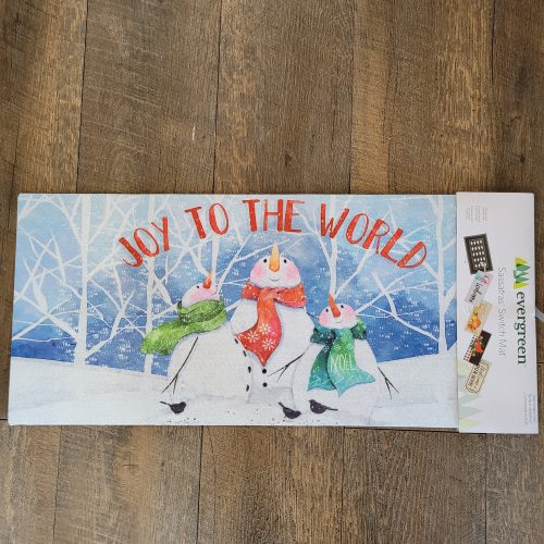 Switch Mat Joy to the World Snowman Sassafras