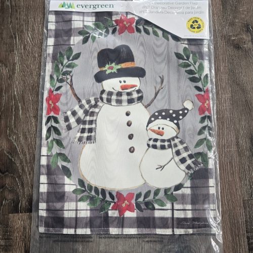 Garden Flag Country Snowman