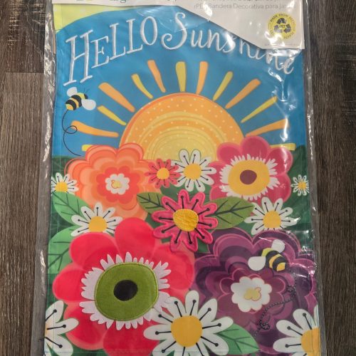 Garden Flag Hello Sunshine