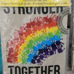 Garden Flag Stronger Together Handprints