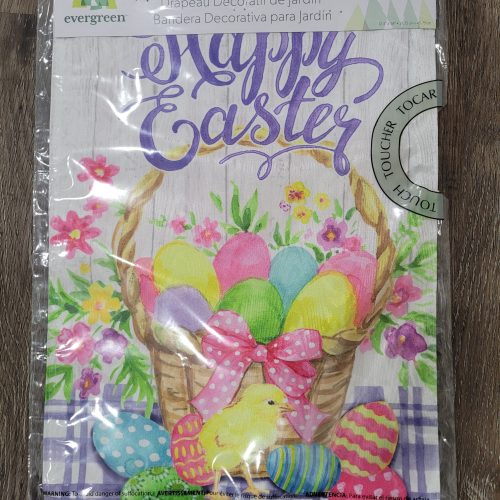 Garden Flag Easter Egg Basket
