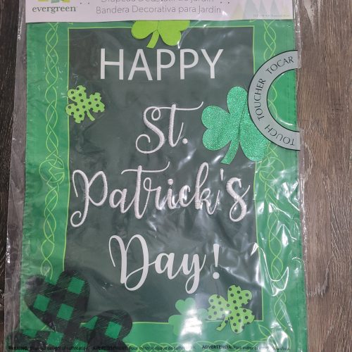 Garden Flag St Patricks Shamrocks