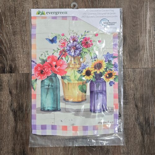 Garden Flag Patchwork Garden Suede