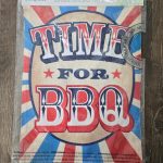 Garden Flag Time for BBQ Garden