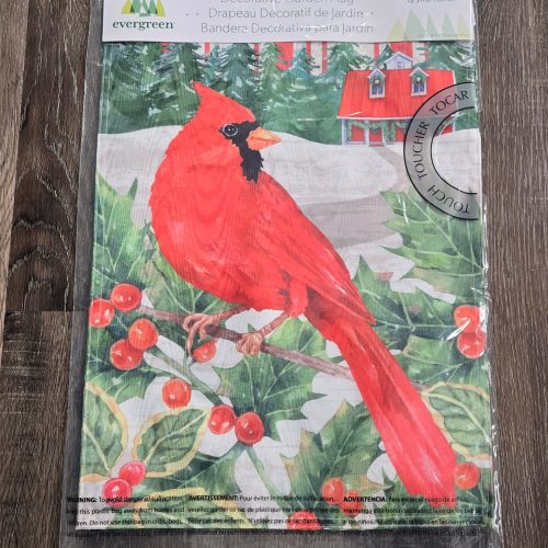 Garden Flag Cardinal Holiday Farmhouse