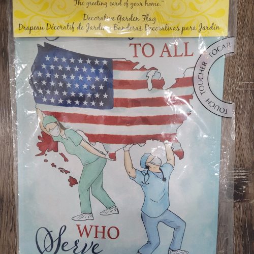 Garden Flag Thanks to All Who Serve