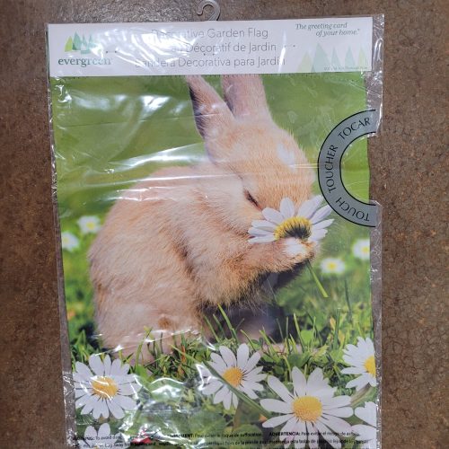 Garden Flag Bunny Break