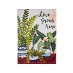 Loves Grows Here Houseplants Everlasting Impressions Textile Decor