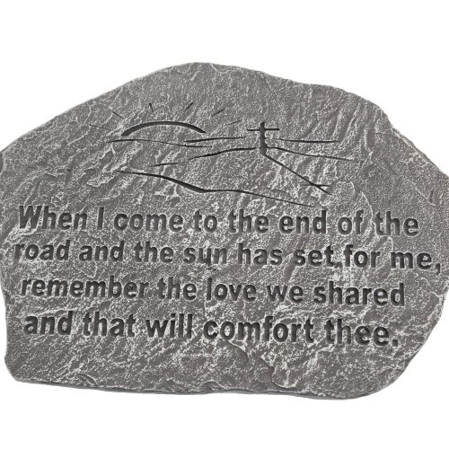 Plaque – When I Come to the End